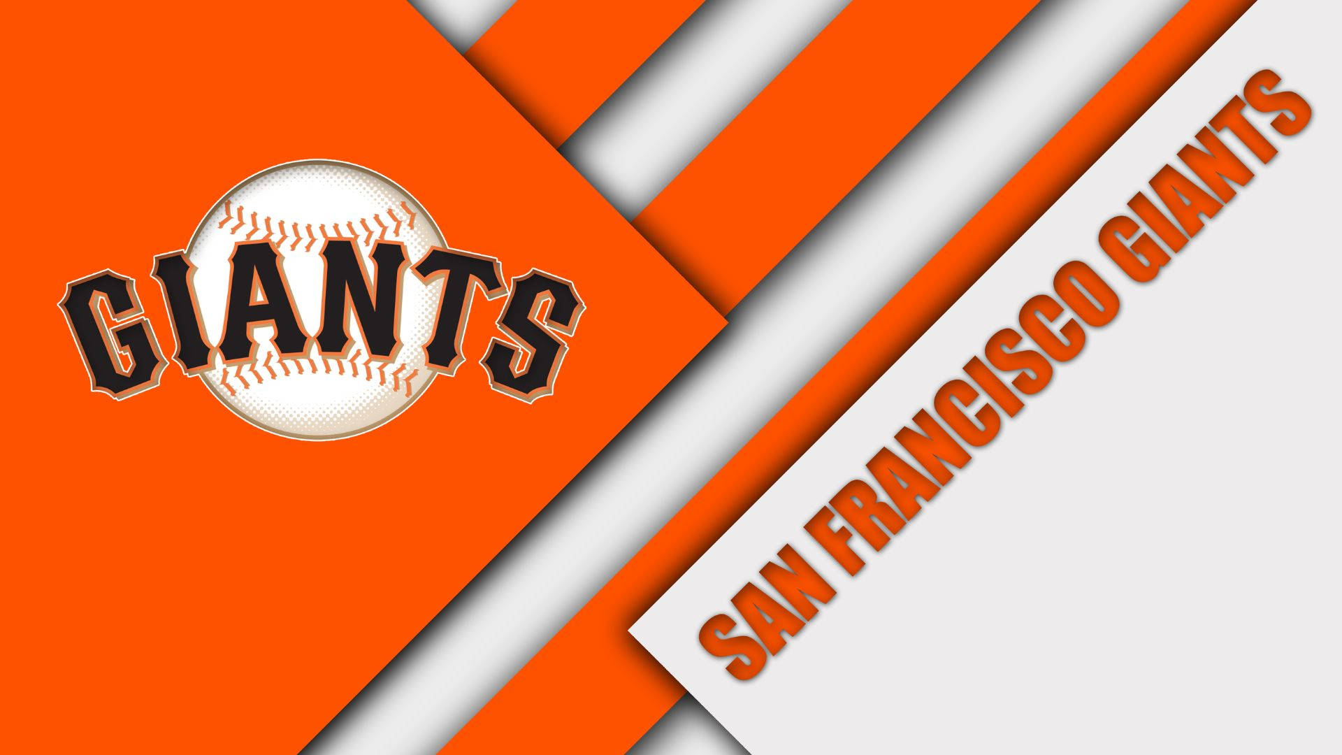 White And Orange San Francisco Giants Wallpaper