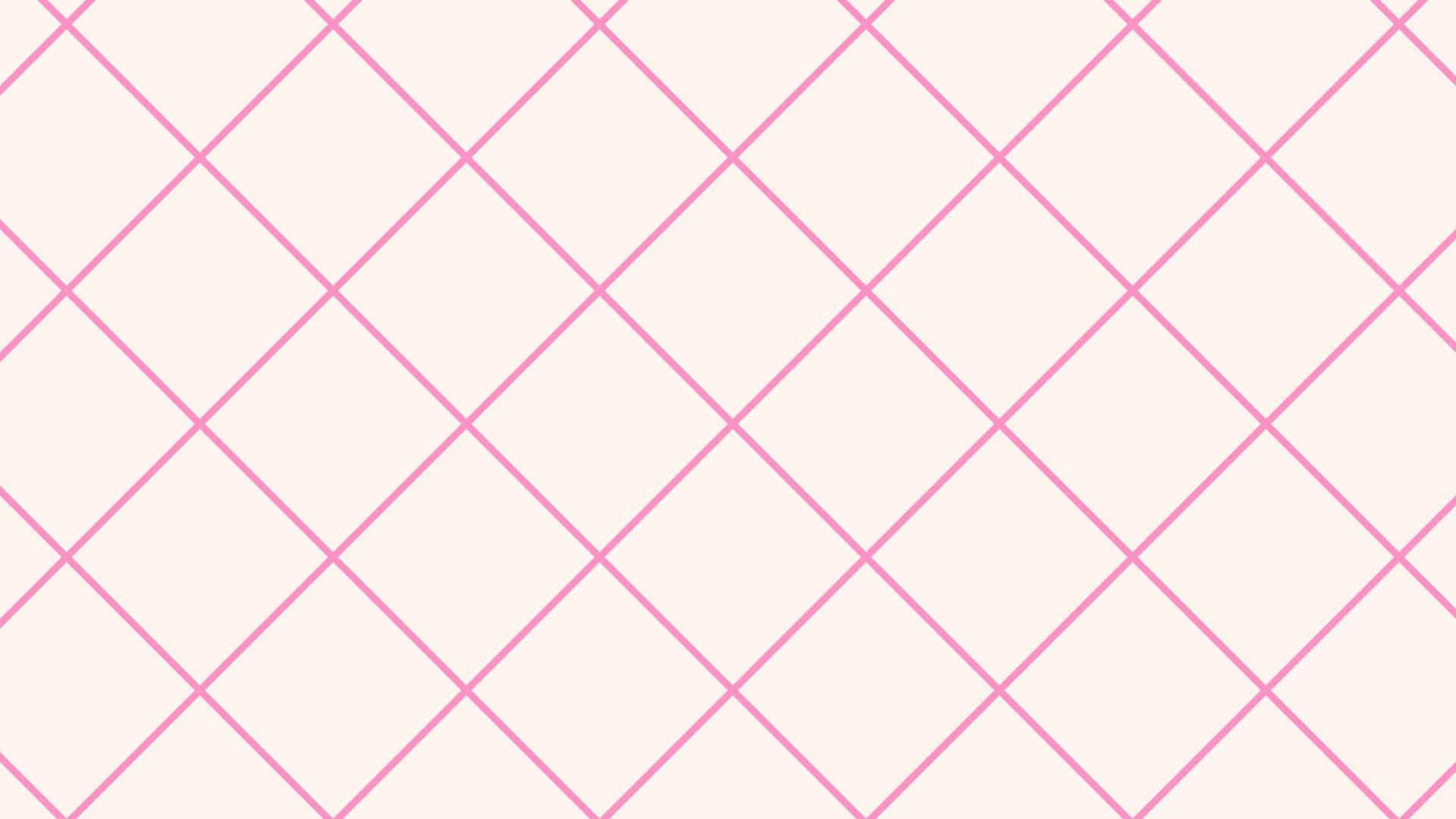 A Pink And White Zigzag Pattern