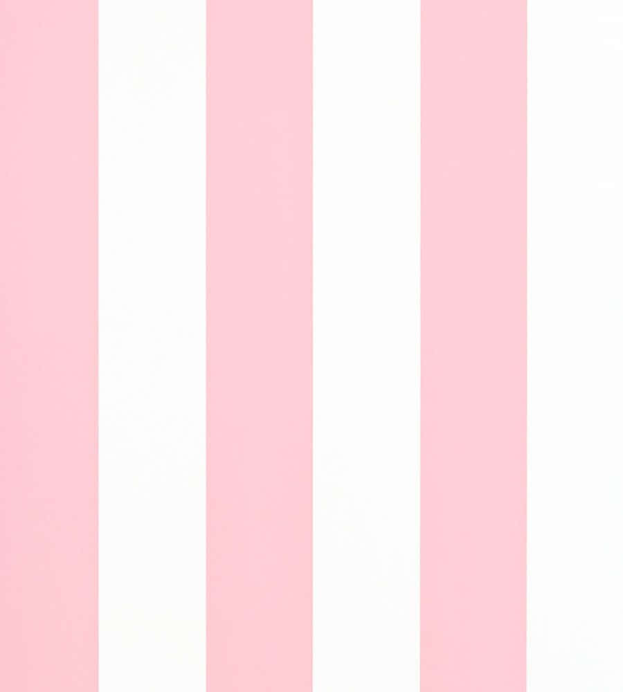 A Pink And White Striped Wallpaper