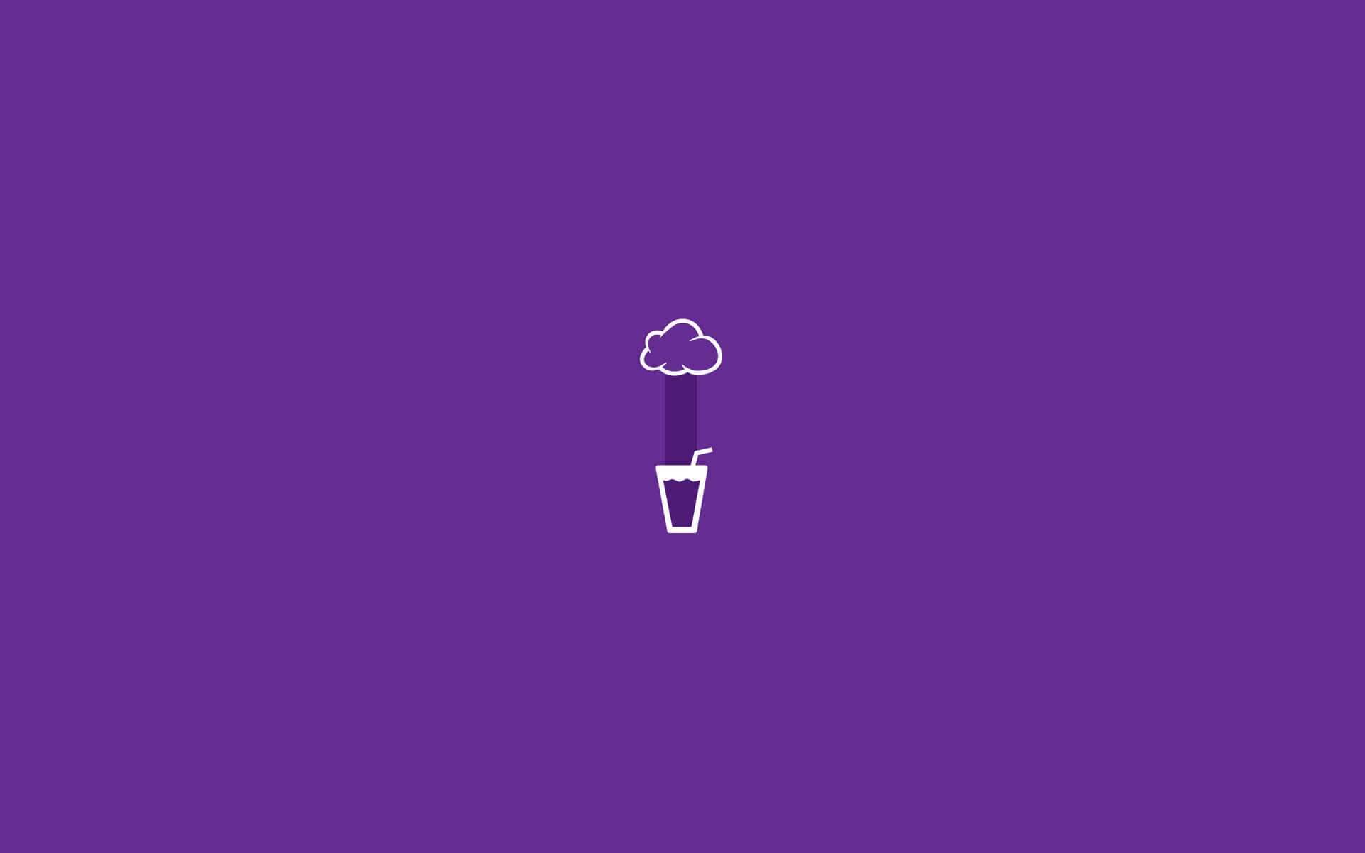 A Purple Background With A White Icon On It Wallpaper