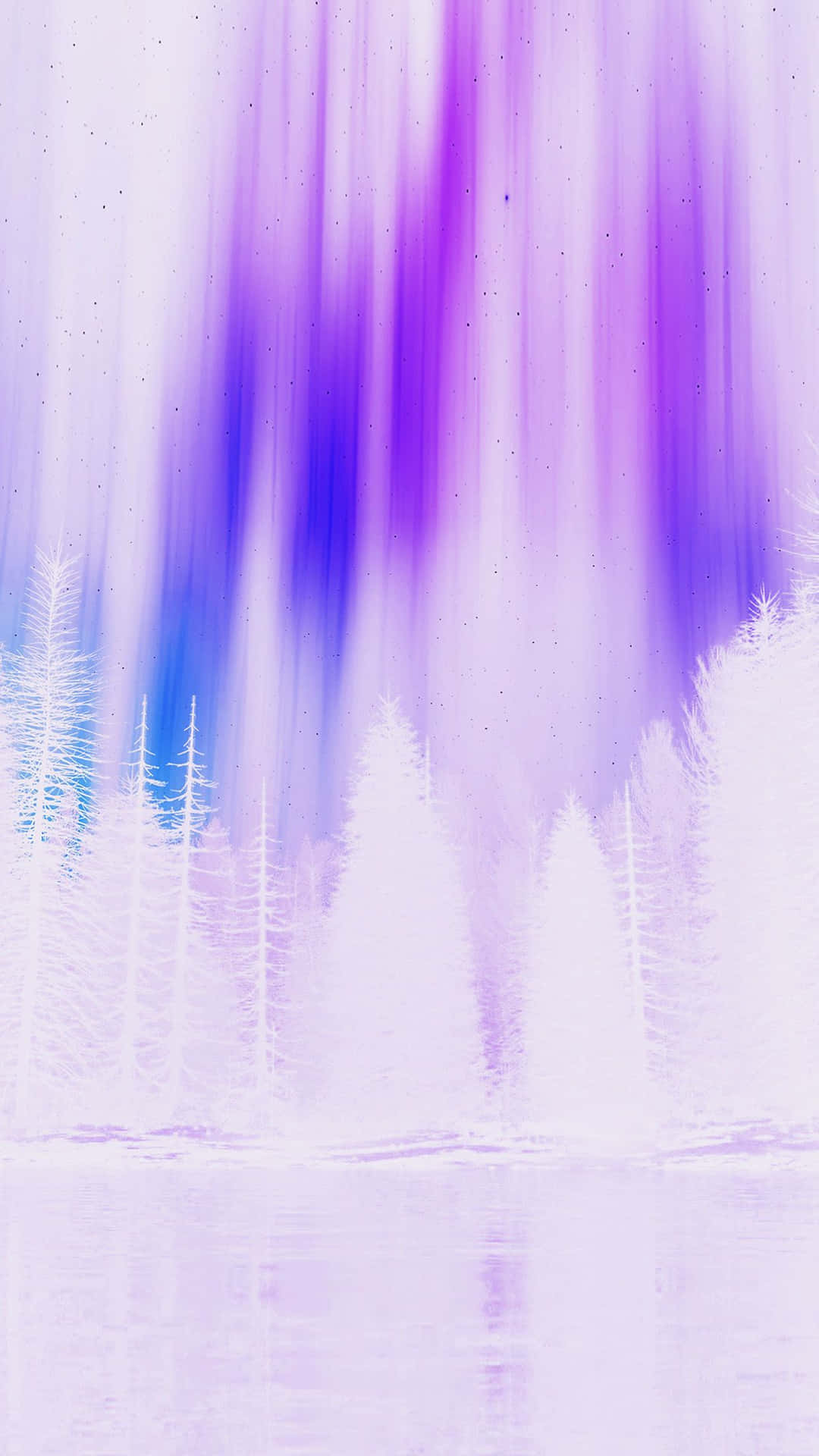 An ethereal abstract of purple and white Wallpaper