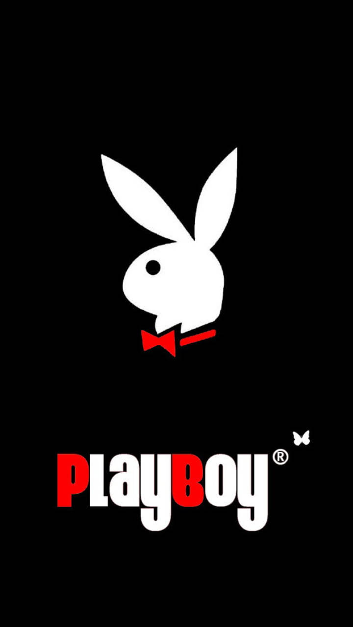 White And Red Playboy Logo