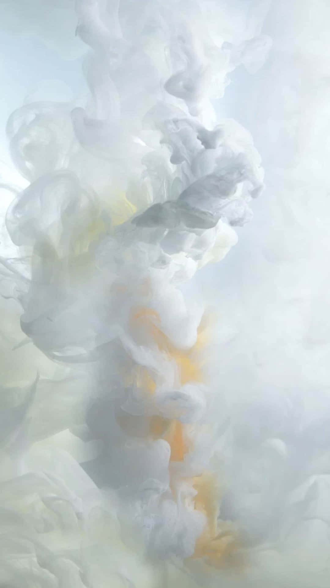 Hvid og gul røg iPhone 6s standard Wallpaper