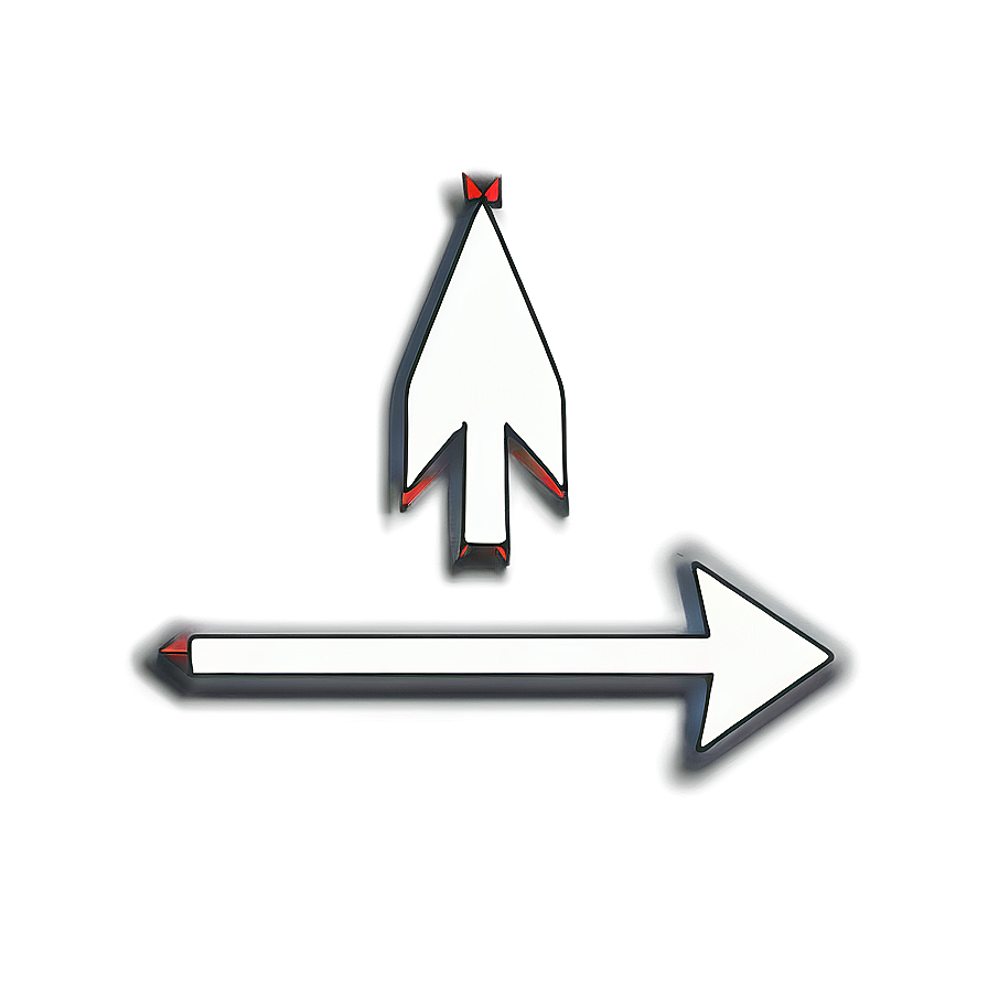 White Arrow Cursor Png 06272024 PNG