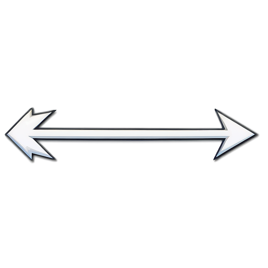White Arrow Design Png 57 PNG