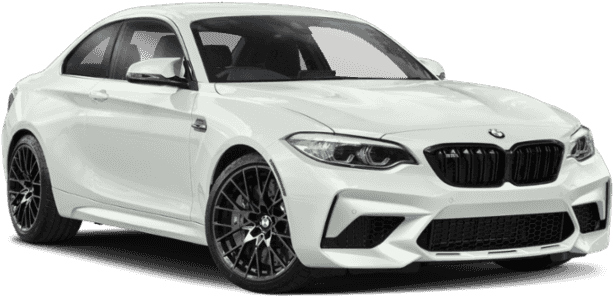 White B M W M2 Competition Side View PNG