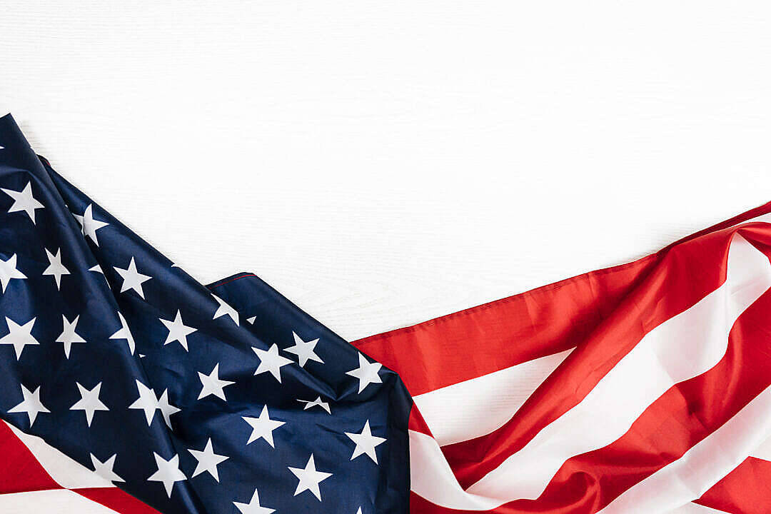 Hvid baggrund USA Flag iPhone 6 Wallpaper