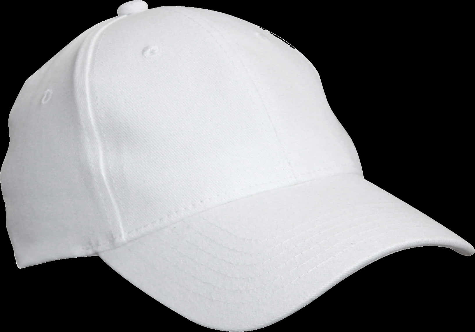 White Baseball Cap Isolated PNG