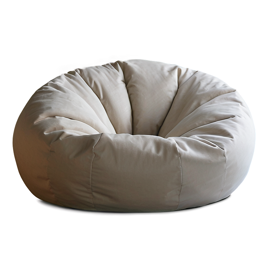 White Bean Bag Chair Png Iaq PNG