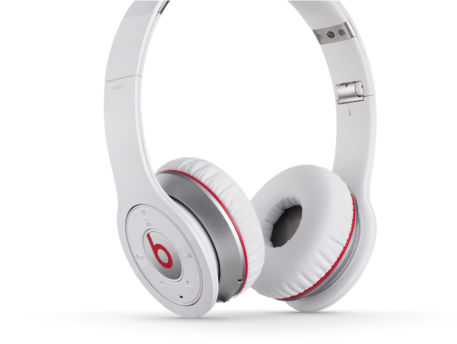 White Beats Wireless Headphones PNG