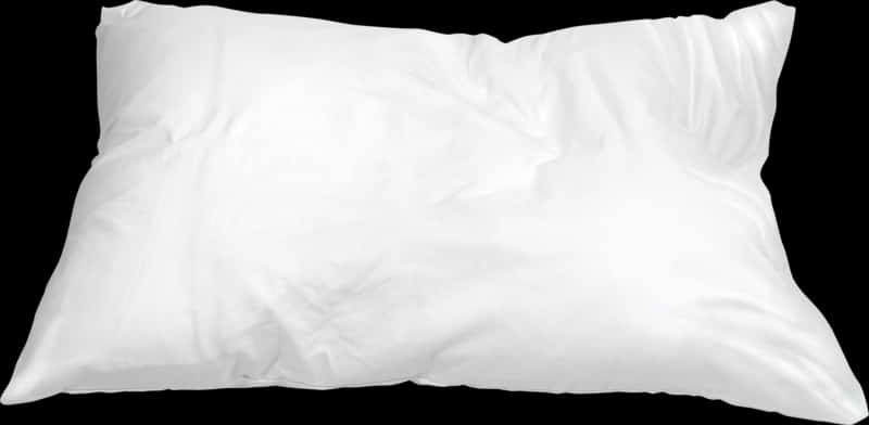 White Bed Pillow Isolated PNG