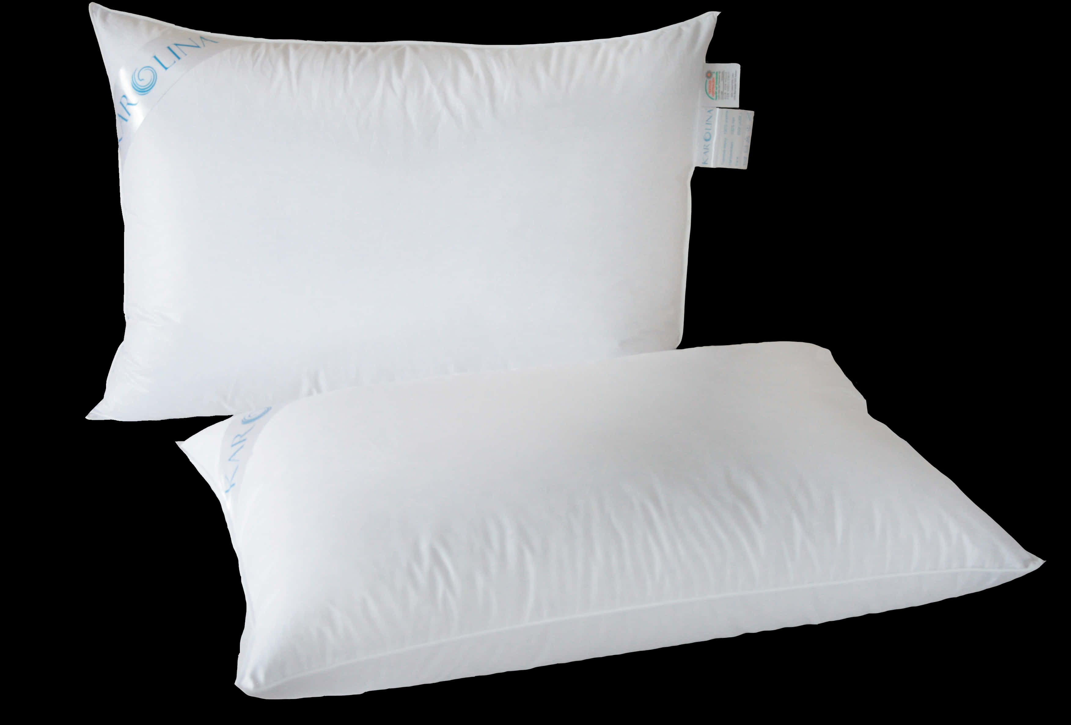White Bed Pillowswith Tags PNG
