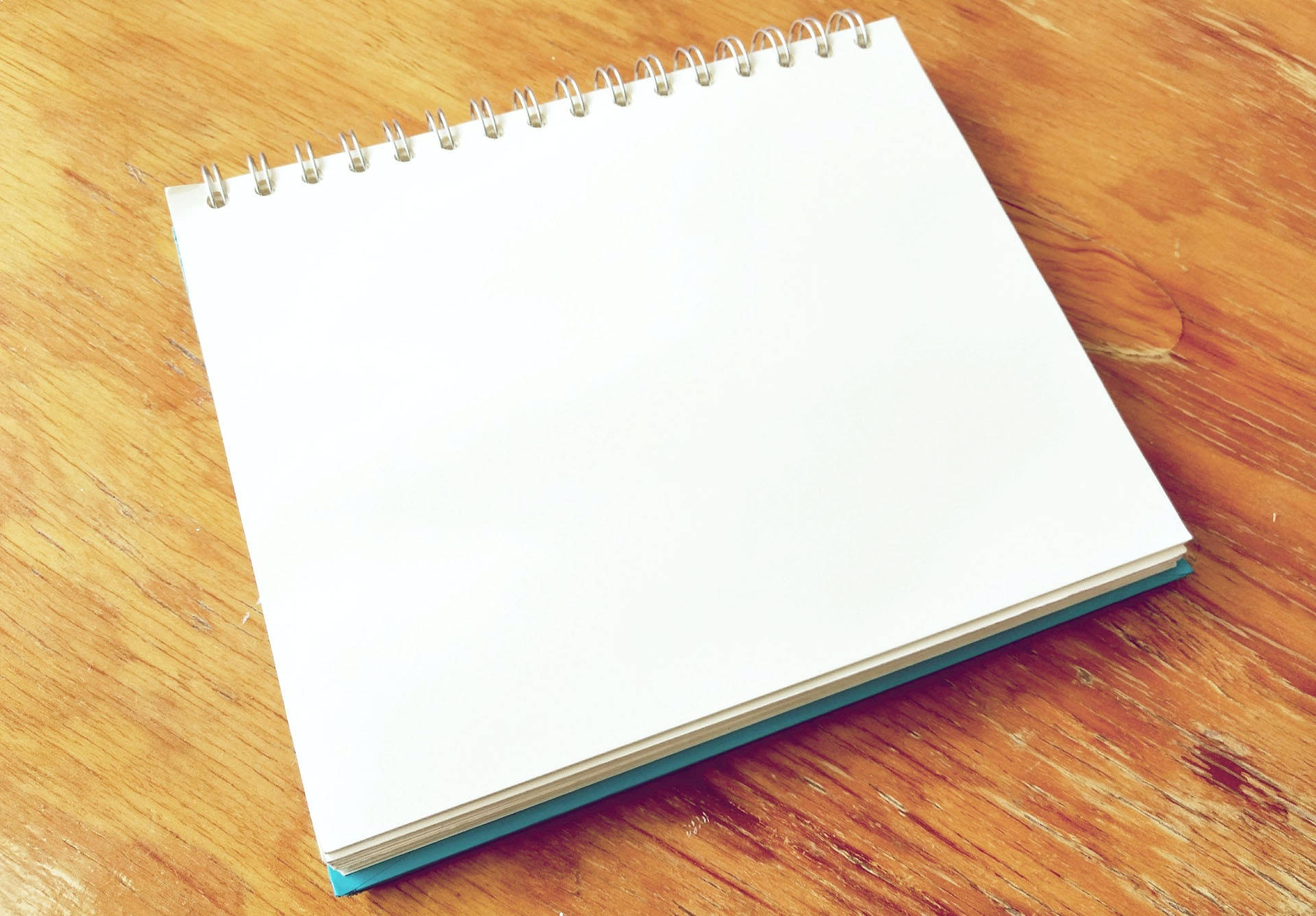 White Blank Page Notebook Wallpaper