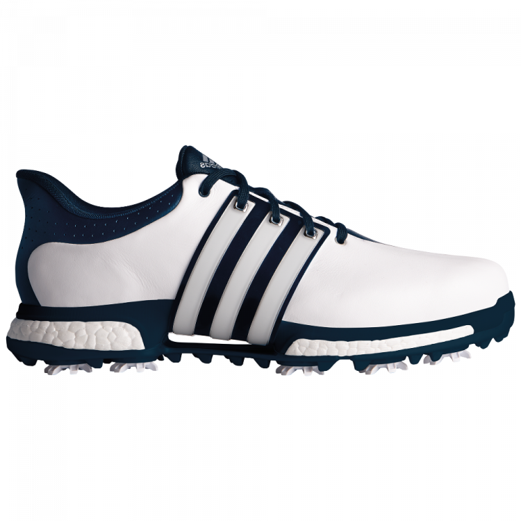 Download White Blue Golf Shoe | Wallpapers.com