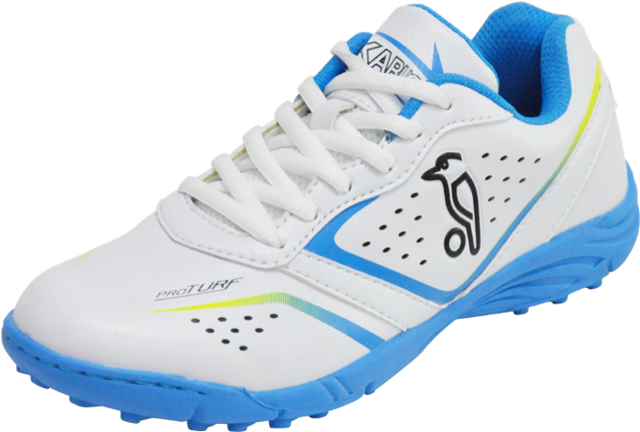 White Blue Sports Shoe PNG