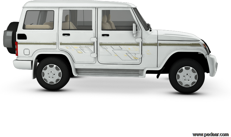 White Bolero S U V Side View PNG