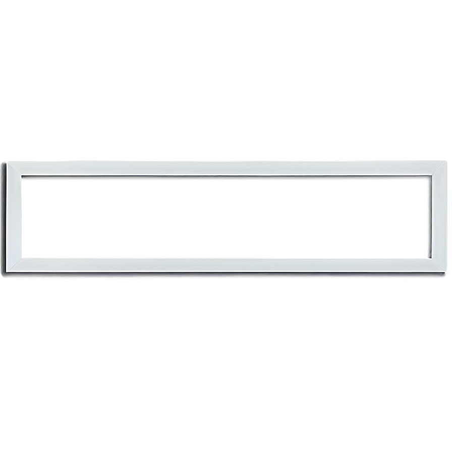 White Border For Artwork Png 05252024 PNG