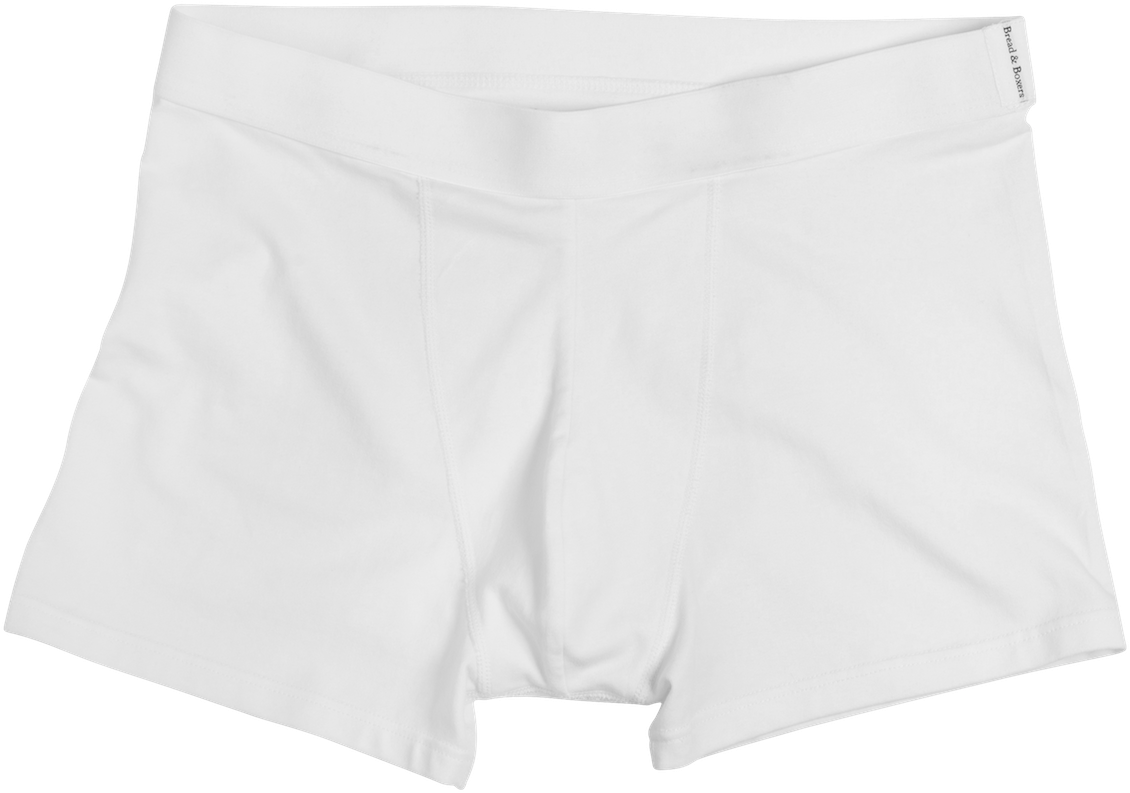 White Boxer Shorts Isolated PNG