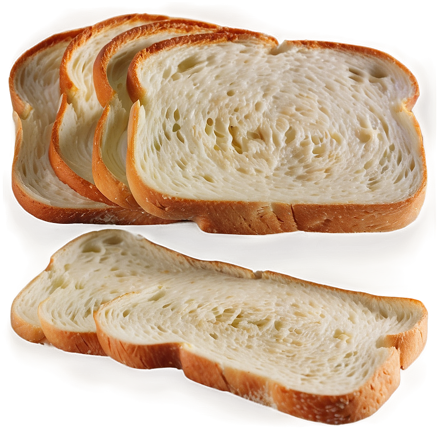 White Bread Slice Png Avh PNG