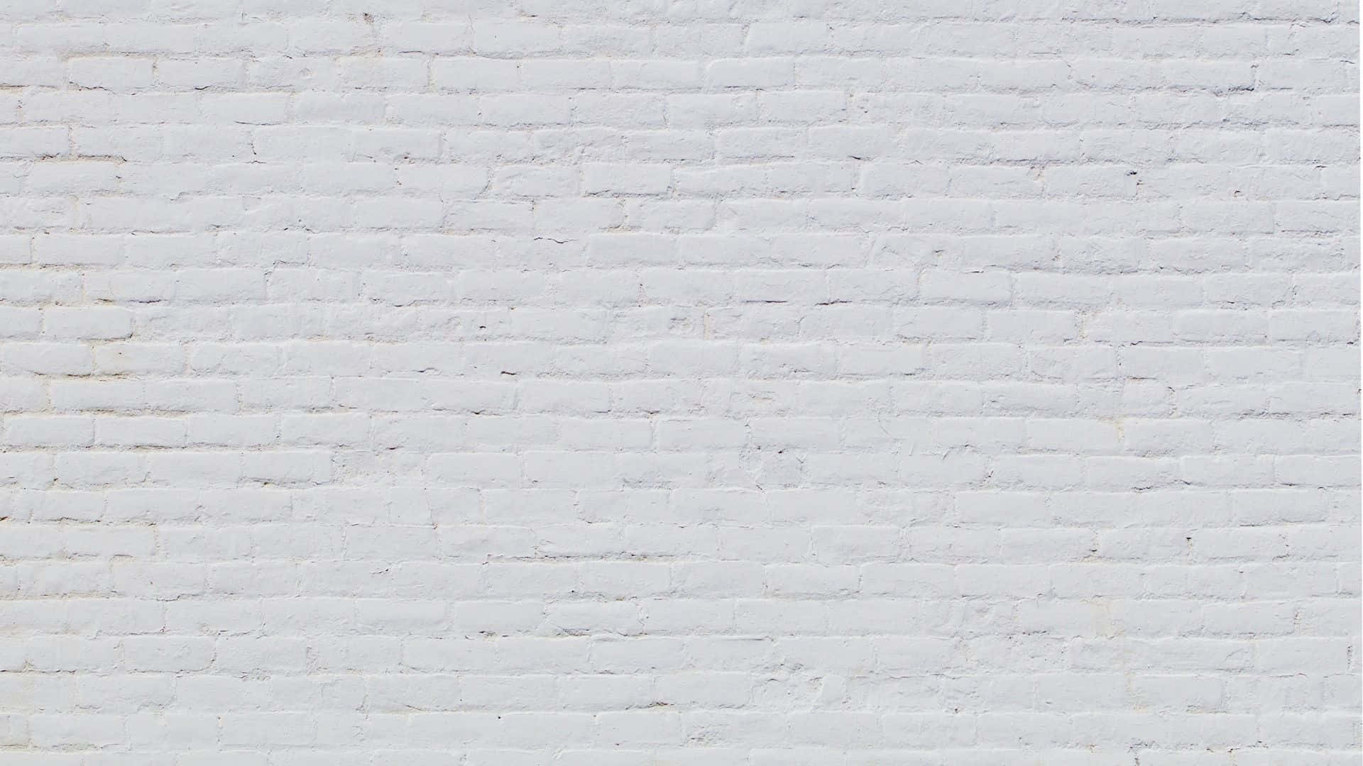 Textured White Brick Wall