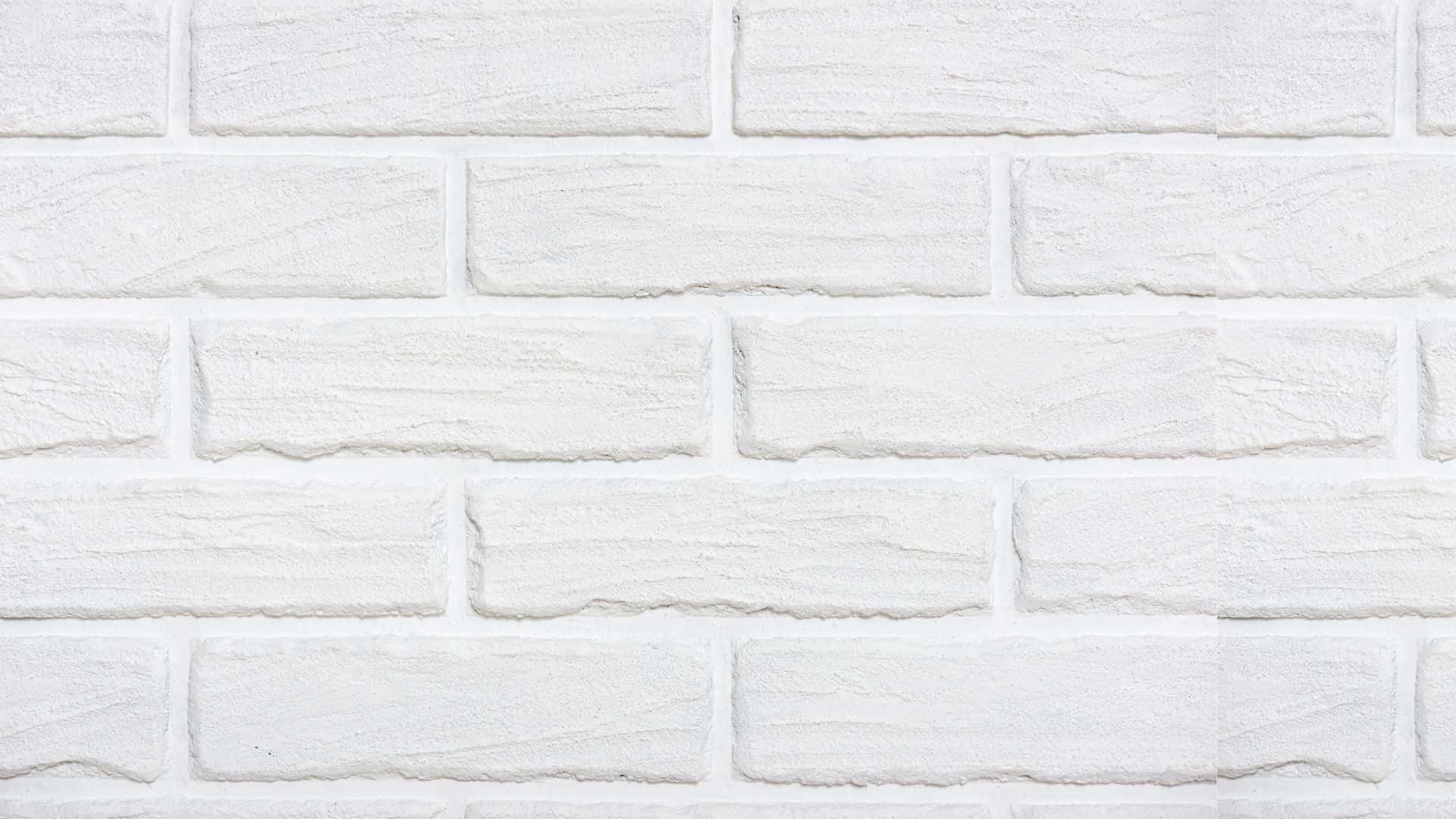An image of a white brick background.