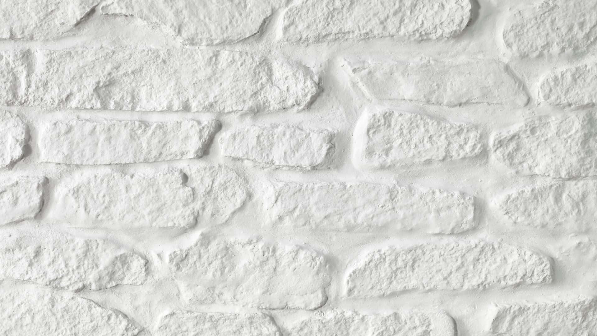 Monochromatic White Brick Wall