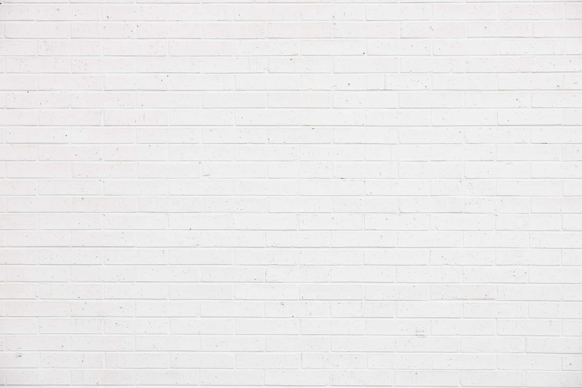 A classic white brick wall with a modern twist.