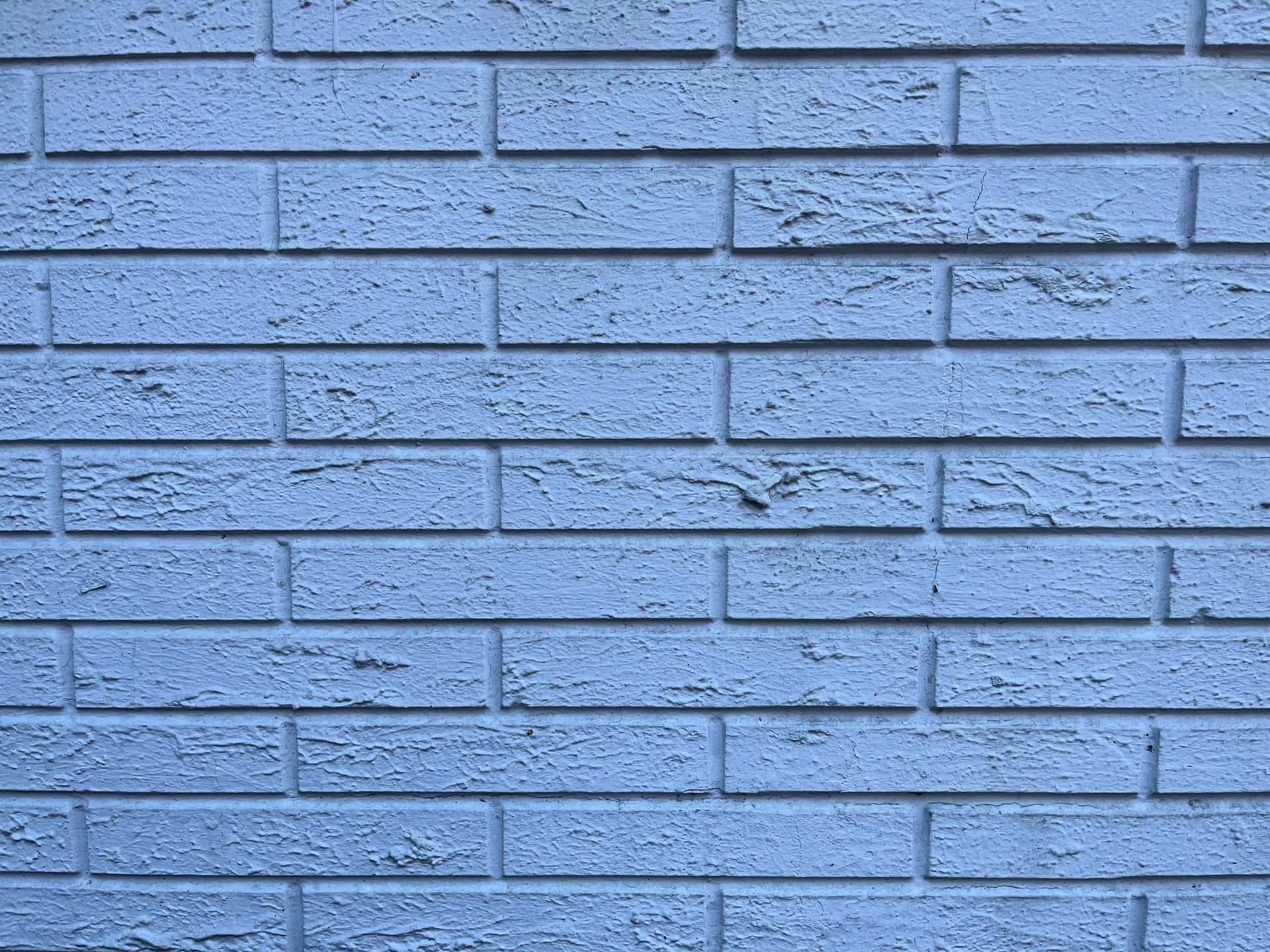 Enblå Tegelvägg