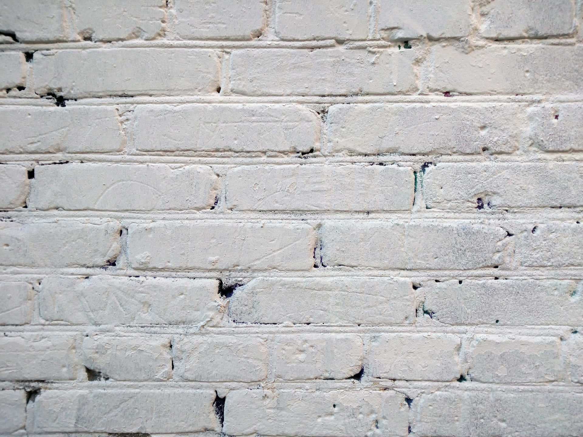 A White Brick Wall