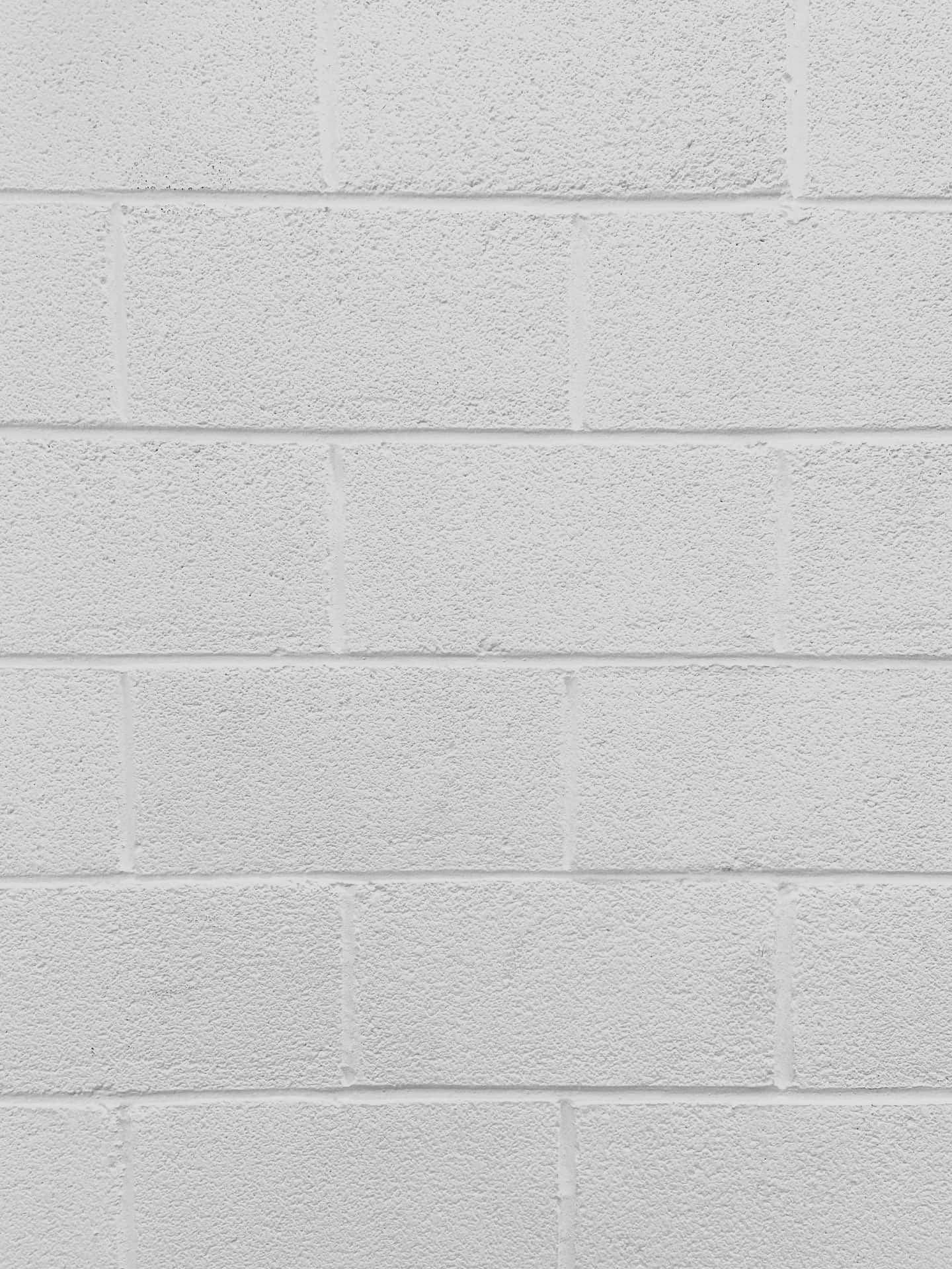 A White Brick Wall With A White Brick Texture