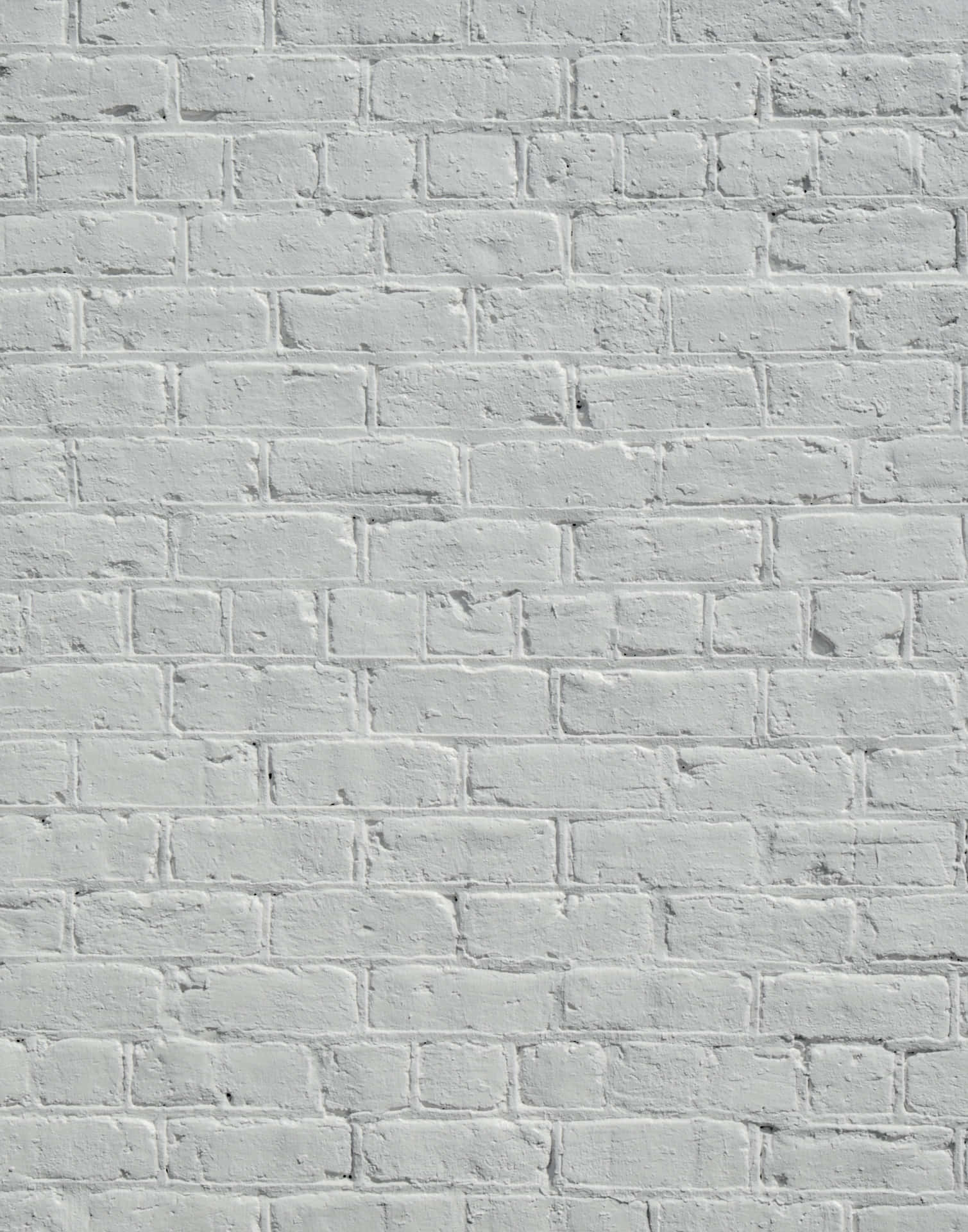 White Brick Wall Texture — Stock Photo