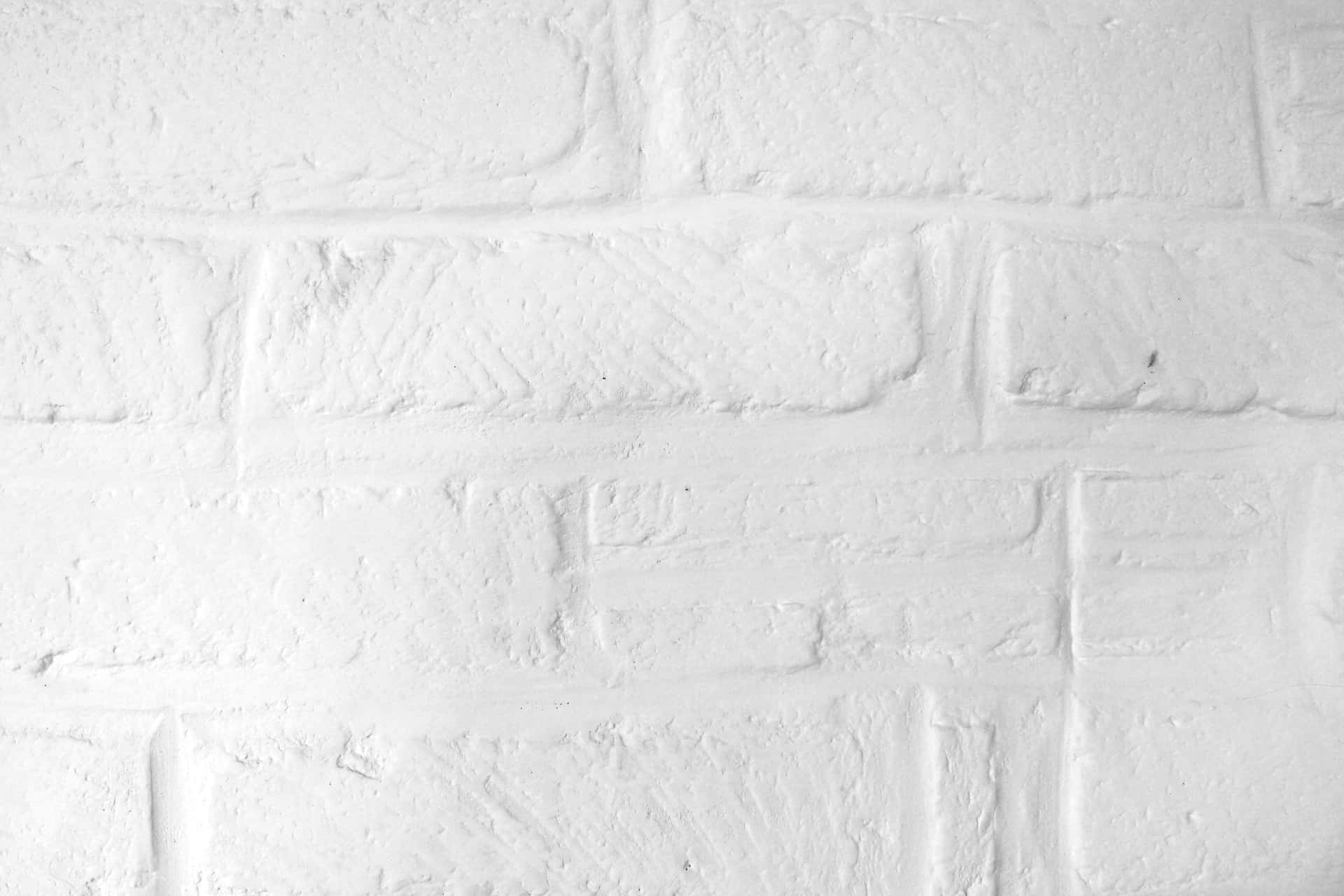 Unmuro De Ladrillos Blancos Con Un Muro De Ladrillos Blancos