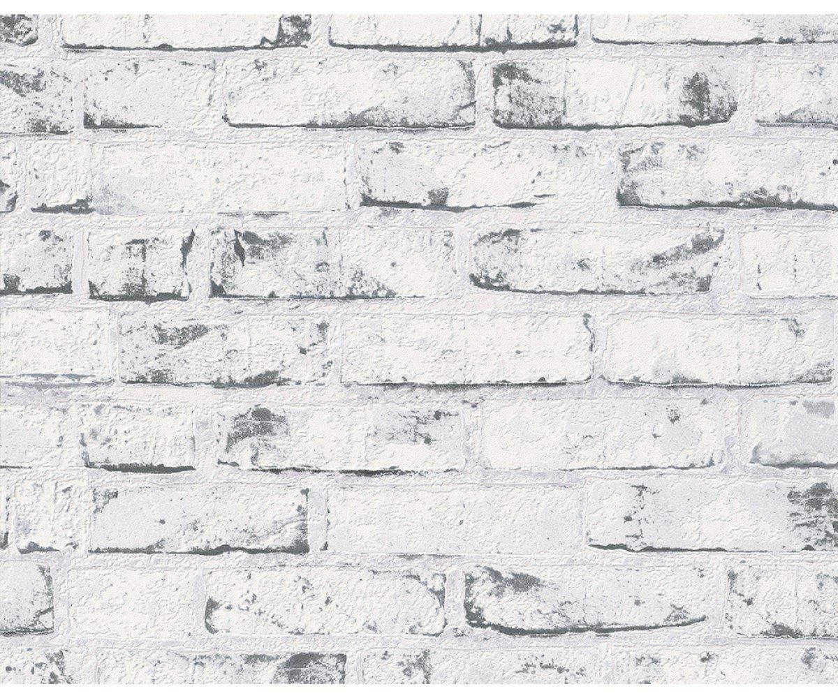 Hvid mursten væg Wallpaper