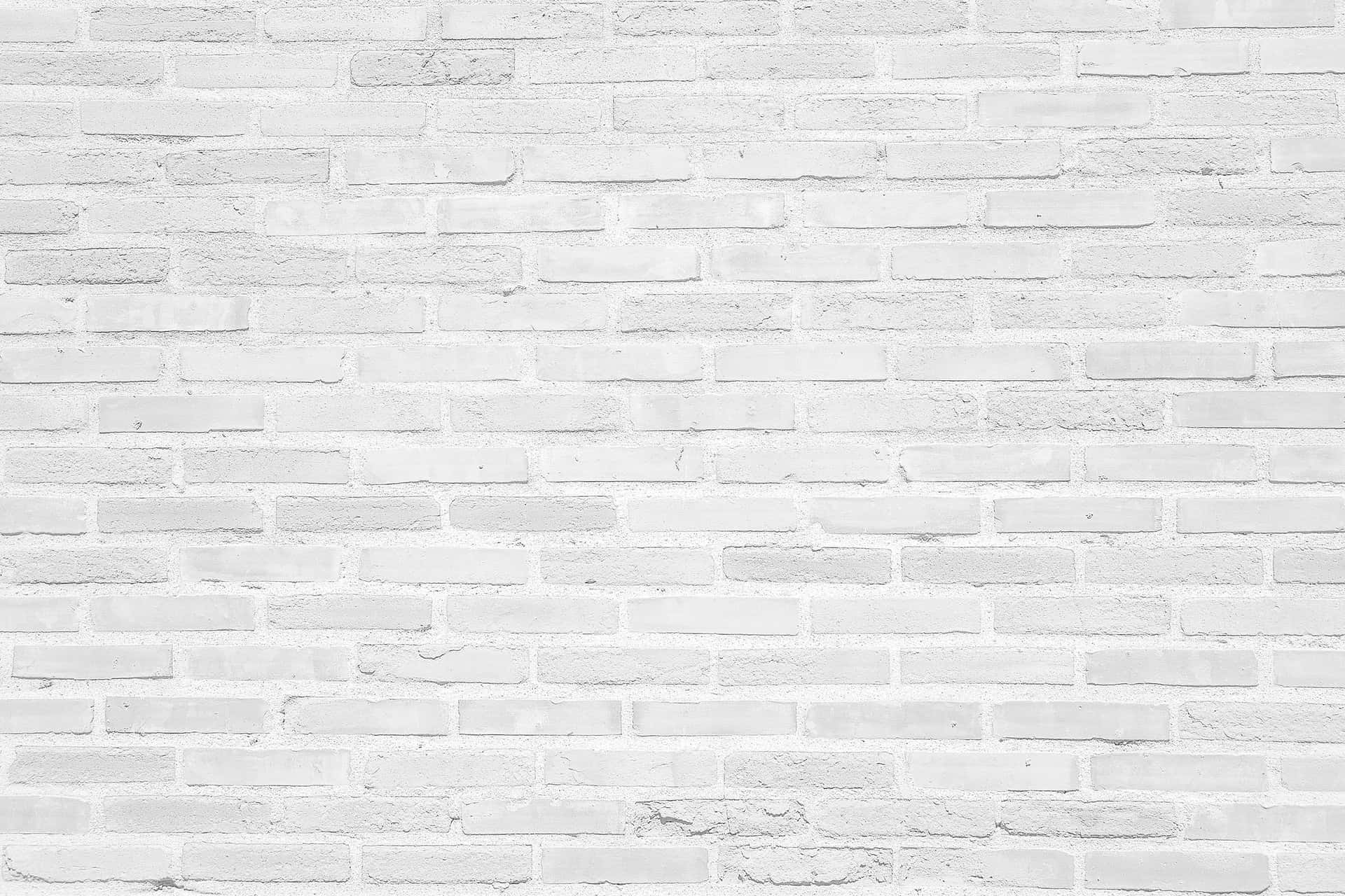 Unacogedor Muro De Ladrillo Blanco