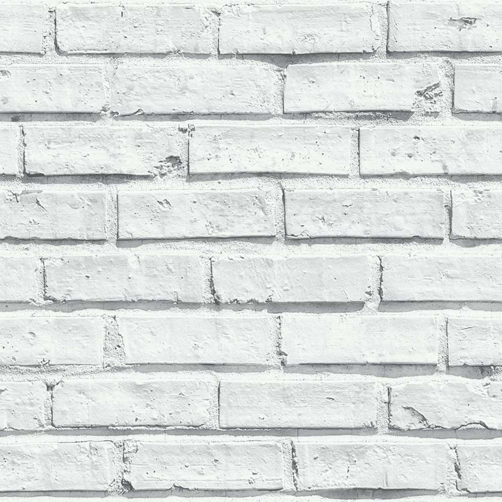 White Brick Wall with Shabbby Chic Feel