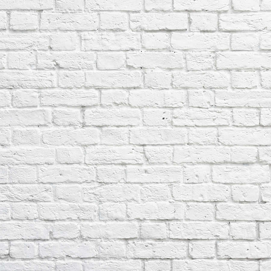 Rustic White Brick Wall Facade