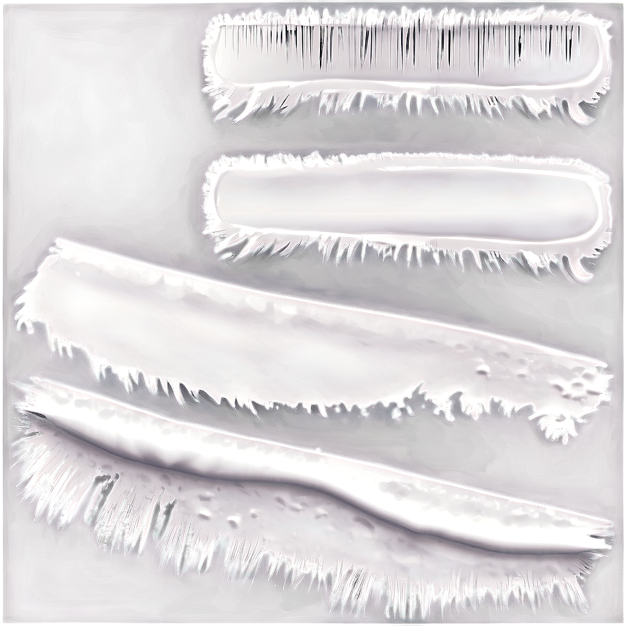 White Brush Stroke Banner Png Agg75 PNG