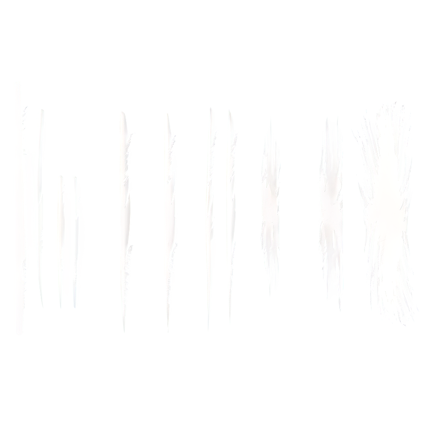 White Brush Stroke For Borders Png 06262024 PNG