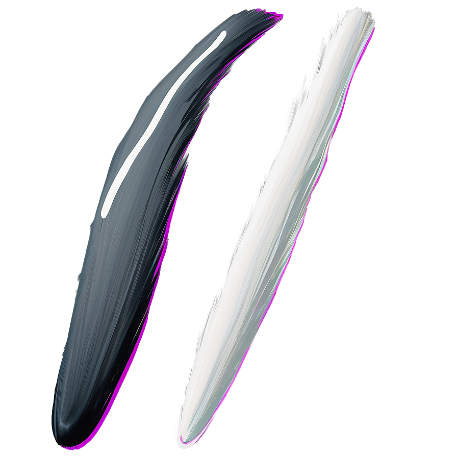 White Brush Stroke Vector Png Div58 PNG