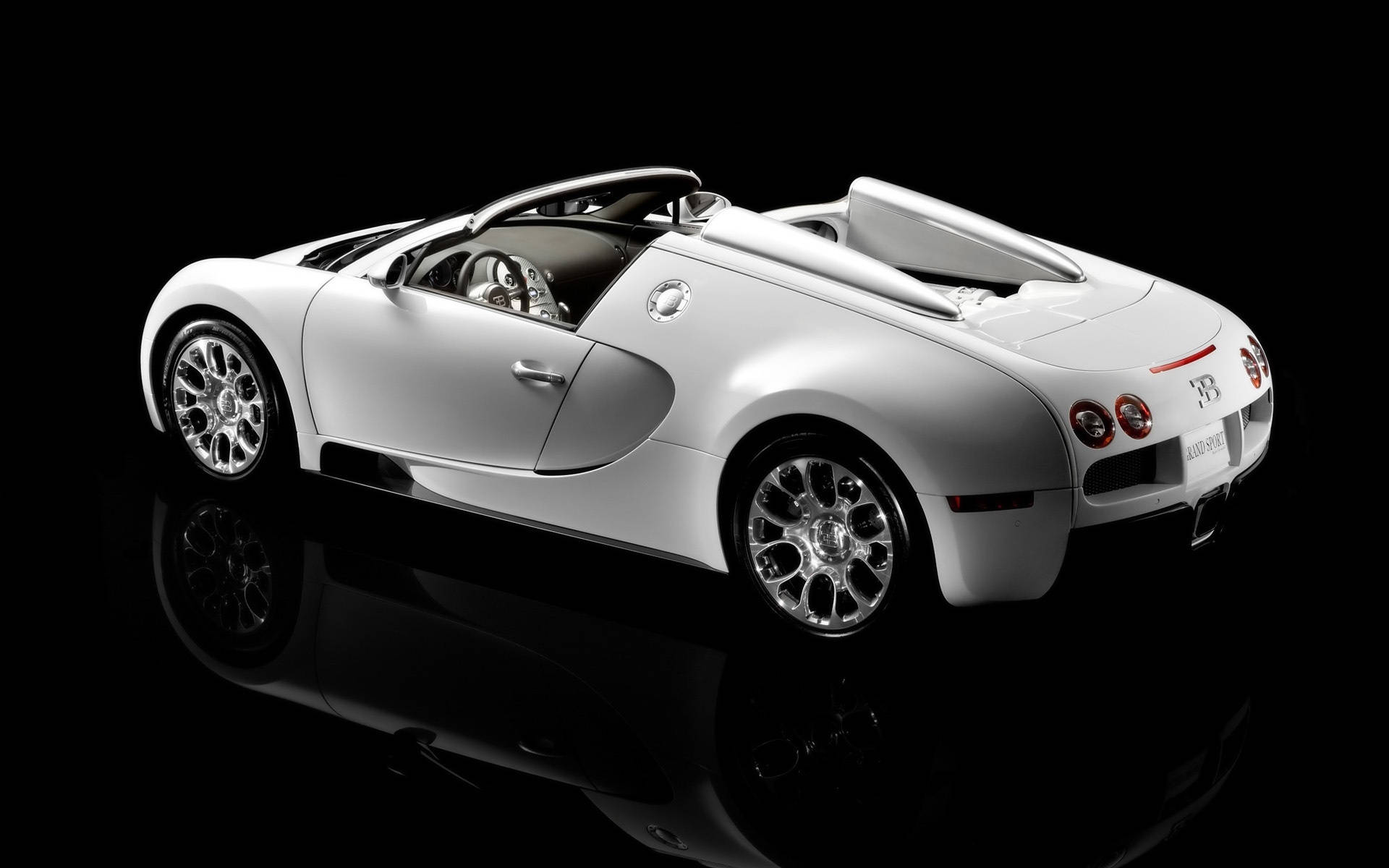 Fondode Pantalla De Un Bugatti Deportivo Blanco Para Iphone. Fondo de pantalla