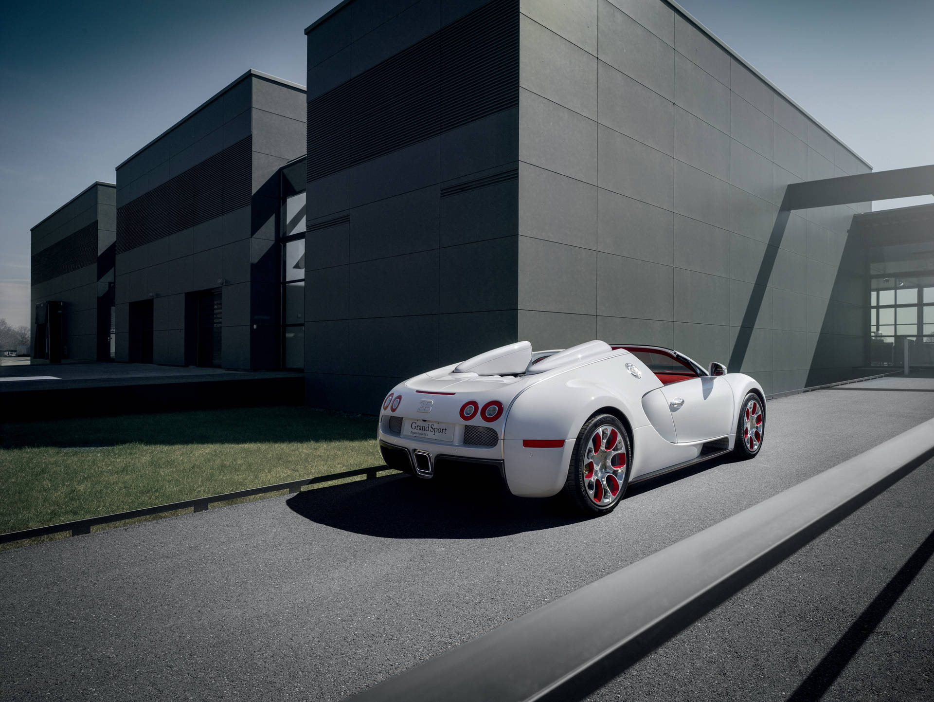 Hvid Bugatti Super Bil IPhone Baggrund Wallpaper