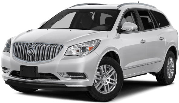 White Buick S U V Profile View PNG