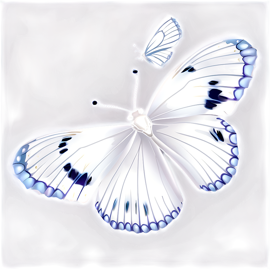 White Butterfly A PNG