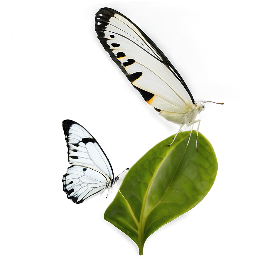 White Butterfly C PNG