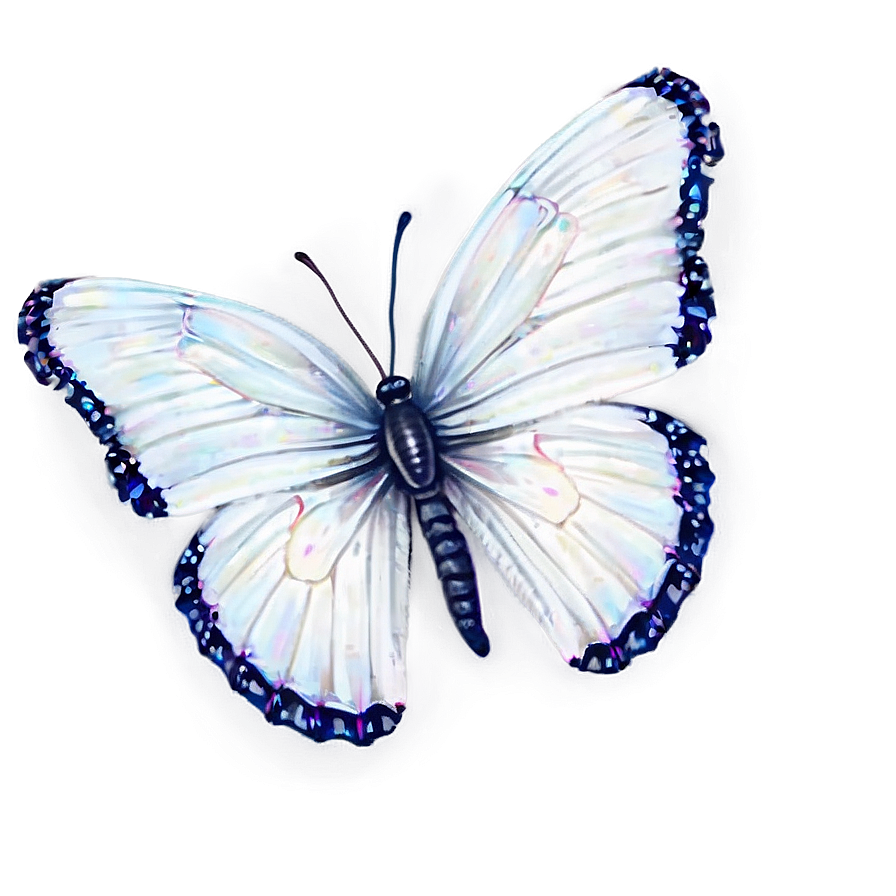 White Butterfly D PNG