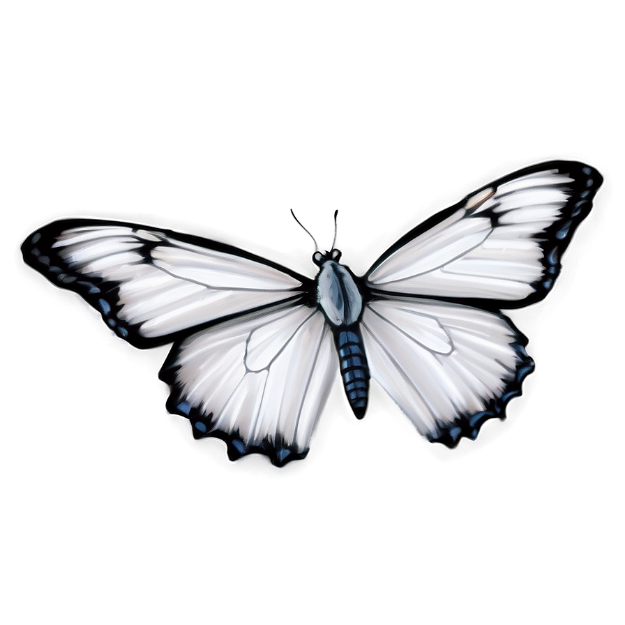 Download White Butterfly On White Png Vcj | Wallpapers.com