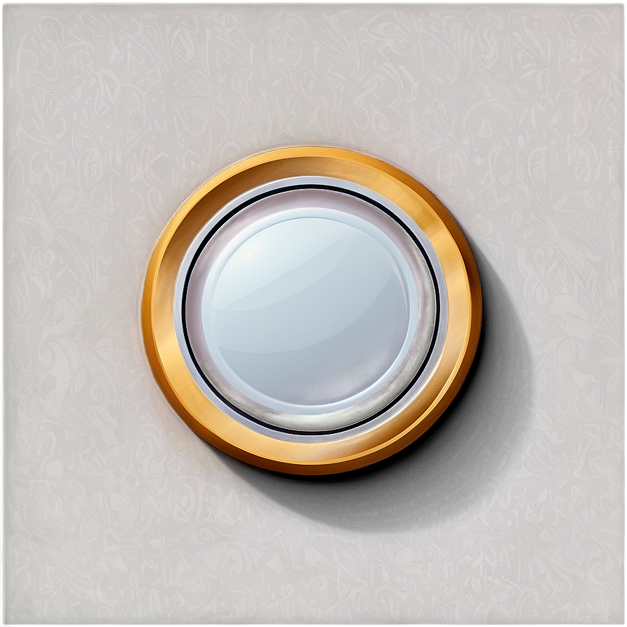 White Button For Designers Png Cdt26 PNG