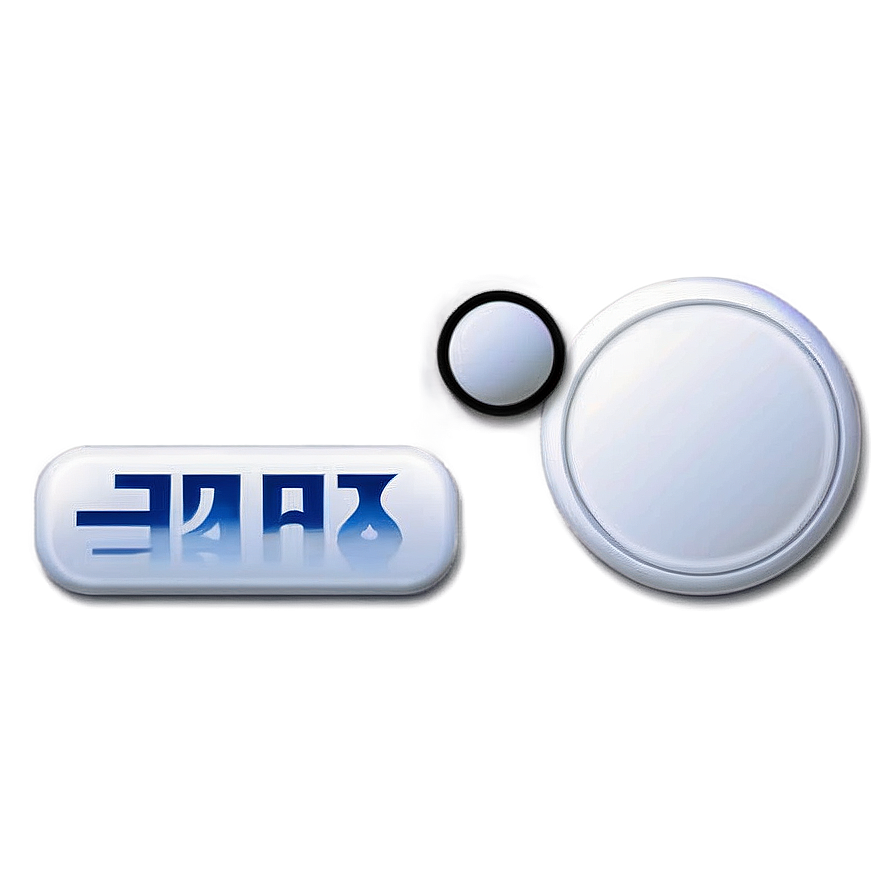 White Button For Mobile Png Kbh26 PNG