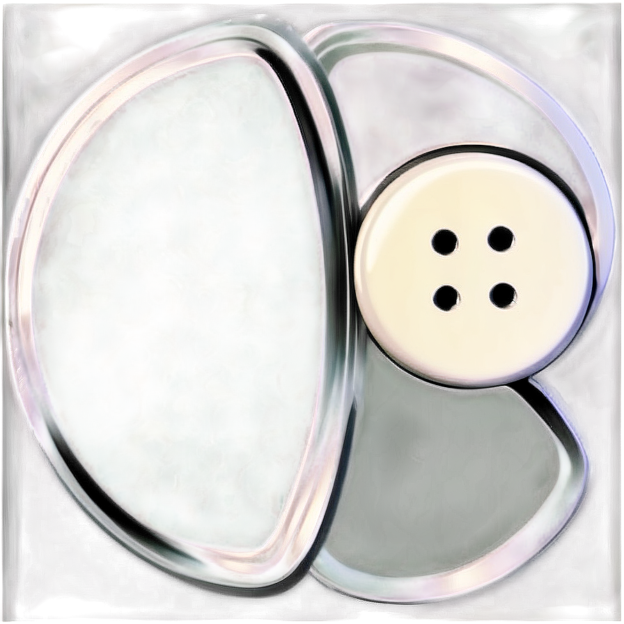 White Button On Transparent Background Png Ibk PNG