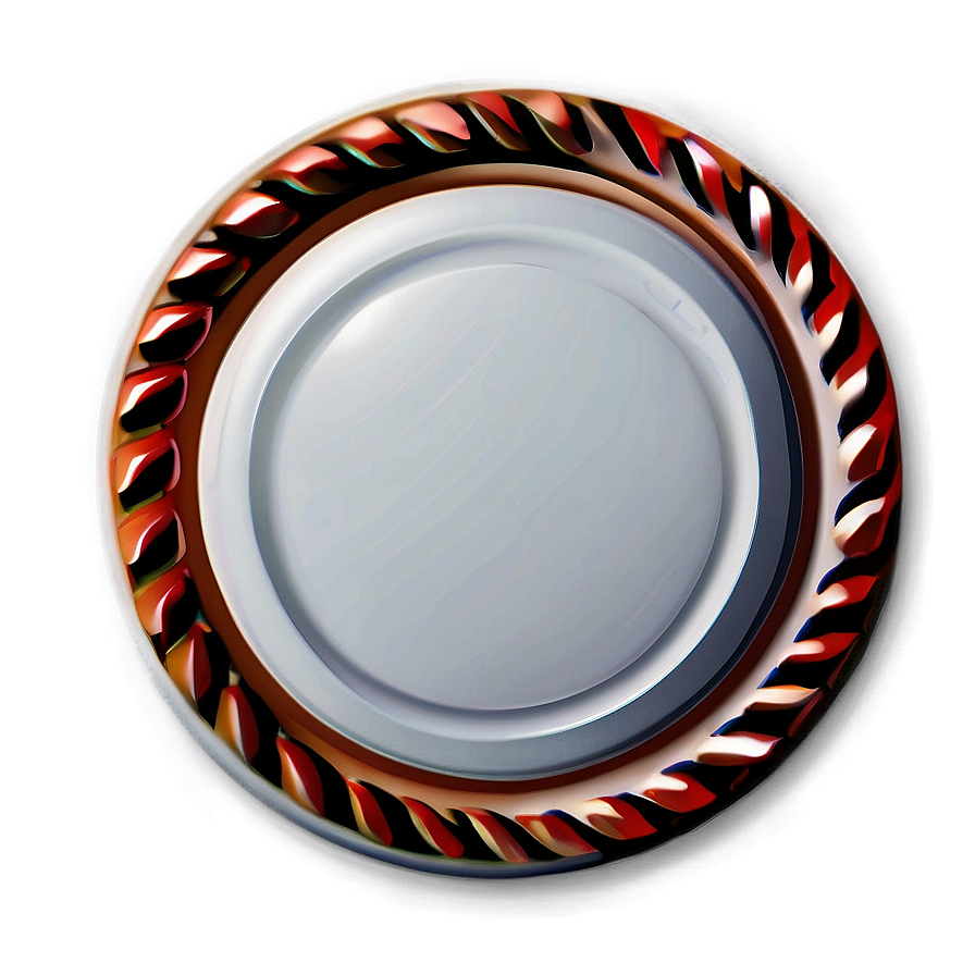 White Button With Border Png 06272024 PNG